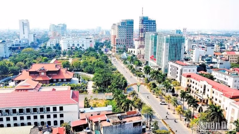 Diện mạo thành phố Thái Bình ngày nay.