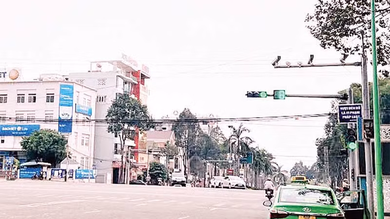 Hệ thống camera góp phần bảo đảm an ninh trật tự ở Bình Phước.