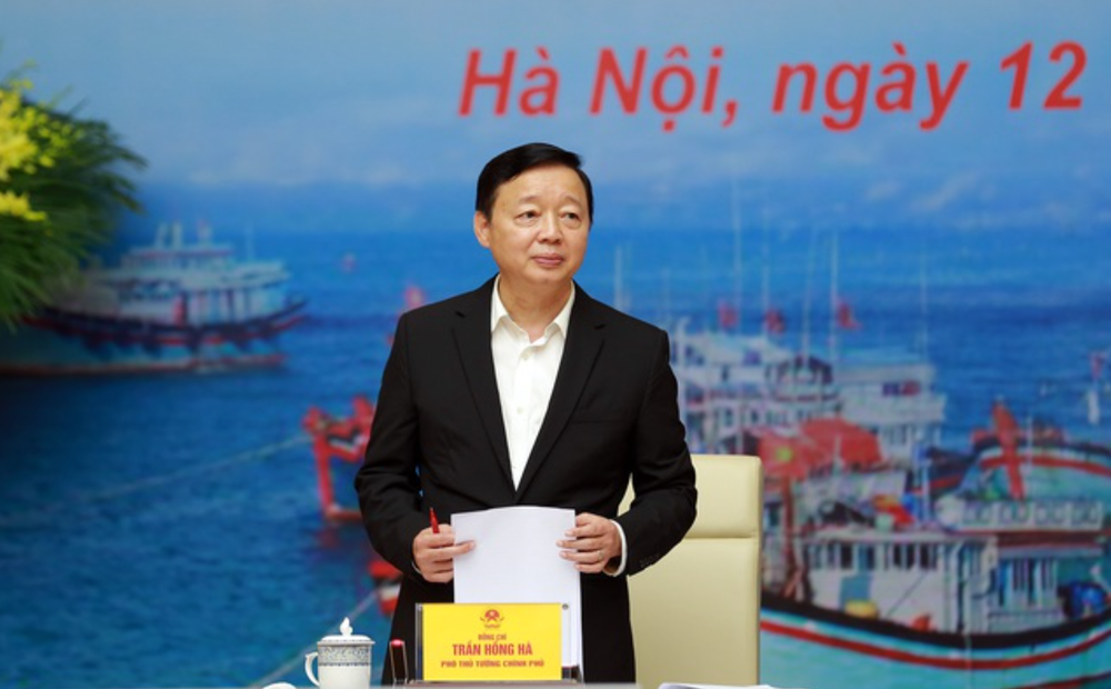Phó Thủ tướng Trần Hồng Hà chủ trì phiên họp. (Ảnh: VGP)