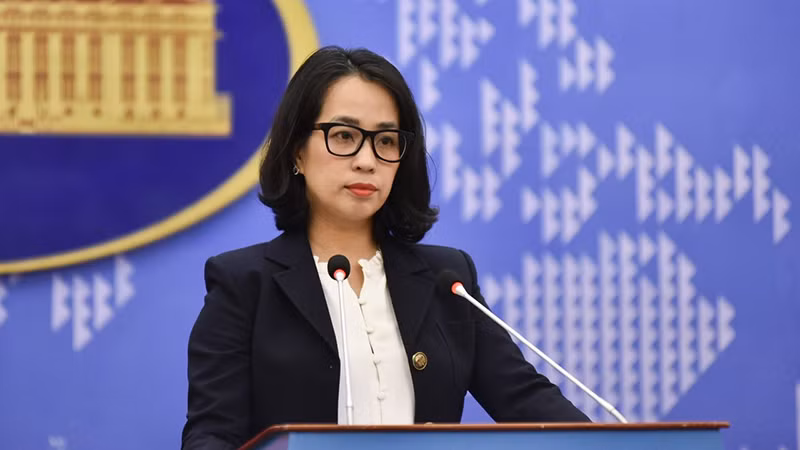 Người phát ngôn Bộ Ngoại giao Việt Nam Phạm Thu Hằng. (Ảnh: Bộ Ngoại giao)