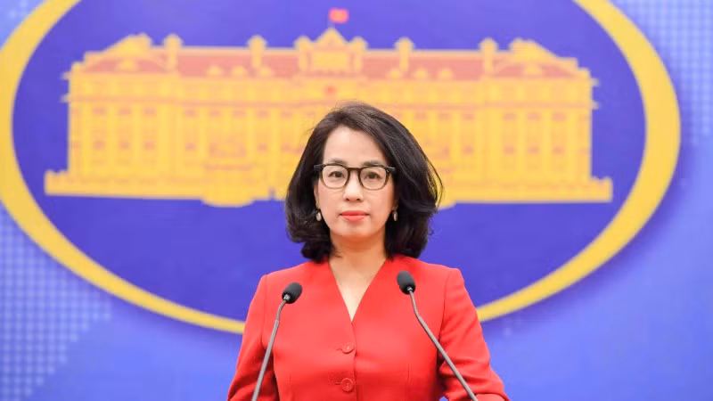 Người phát ngôn Bộ Ngoại giao Việt Nam Phạm Thu Hằng. (Ảnh: Bộ Ngoại giao Việt Nam)