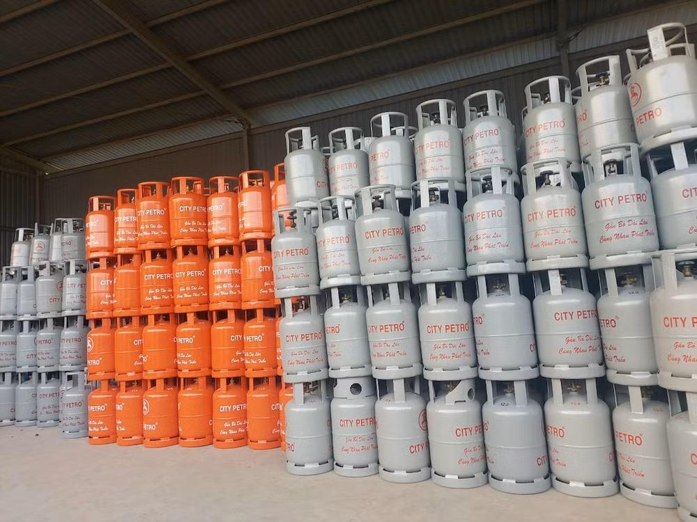 Giá gas giảm 58.000-62.000 đồng/bình 12kg 