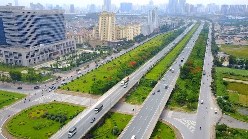 Diện mạo Thủ đô ngày càng khang trang, hiện đại.