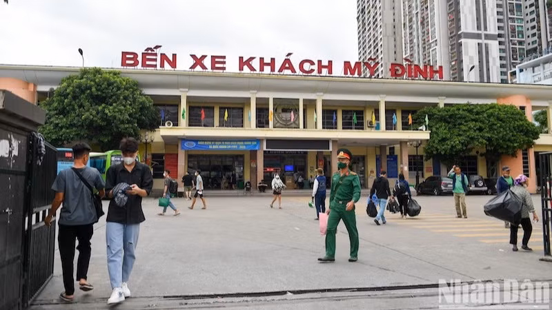 Hà Nội yêu cầu tăng cường quản lý vận tải hành khách từ các bến xe. (Ảnh: THÀNH ĐẠT)