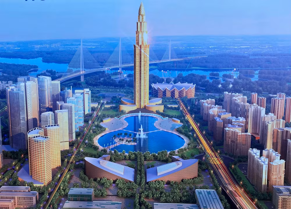 Phối cảnh thành phố thông minh Bắc Hà Nội.