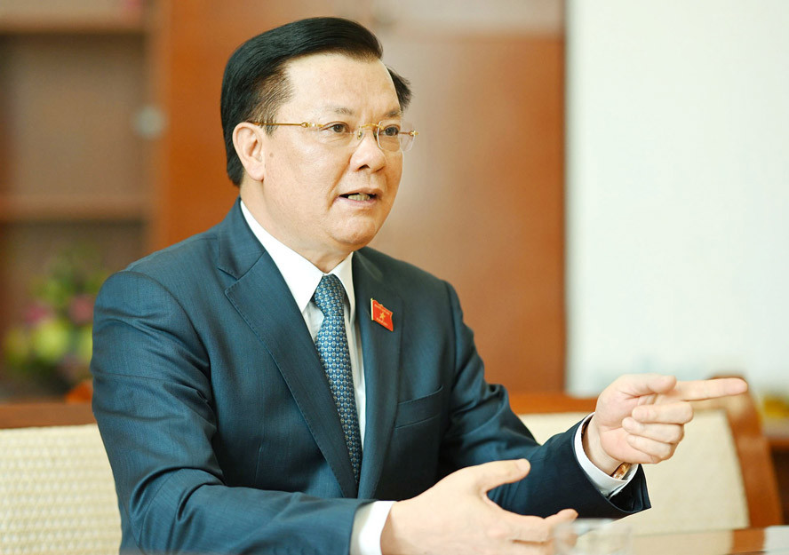 Đồng chí Đinh Tiến Dũng, Ủy viên Bộ Chính trị, Bí thư Thành ủy Hà Nội.