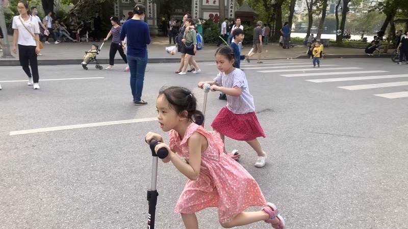 Không gian phố đi bộ khu vực hồ Hoàn Kiếm sẽ được điều chỉnh thời gian hoạt động từ ngày 7 đến 9/3.