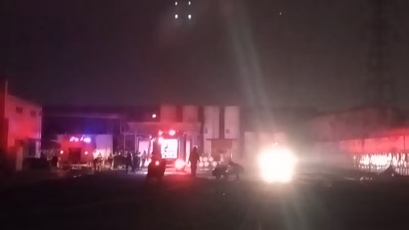 Hiện trường vụ cháy. (Ảnh: PCCC)