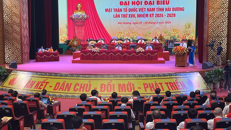 Đại hội đại biểu Mặt trận Tổ quốc tỉnh Hải Dương lần thứ 17 (nhiệm kỳ 2024-2029).
