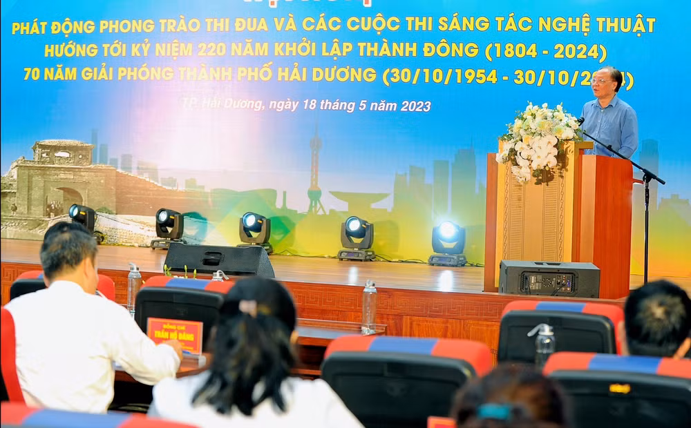 Thành phố Hải Dương phát động các cuộc thi sáng tác nghệ thuật.
