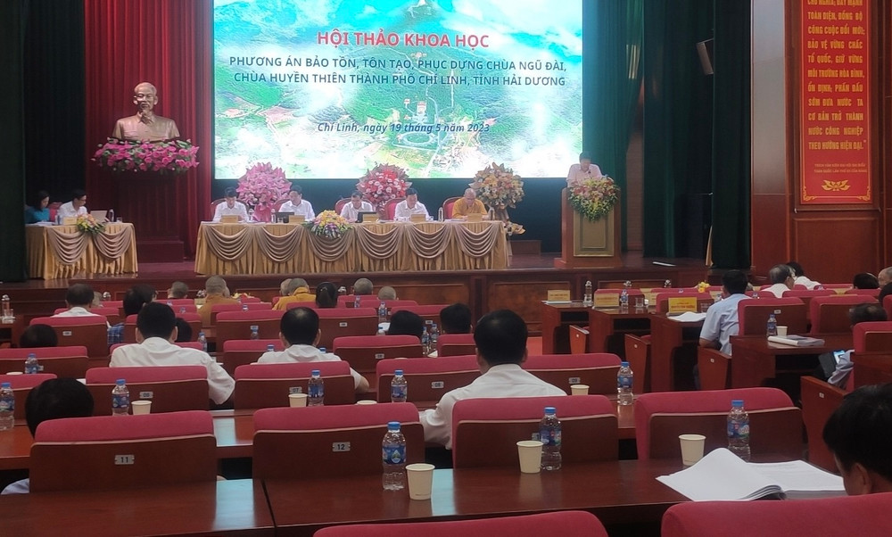 Hội thảo khoa học phương án bảo tồn, tôn tạo, phục dựng chùa Ngũ Đài, chùa Huyền Thiên.