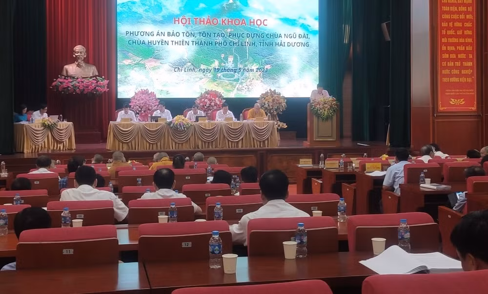 Hội thảo khoa học phương án bảo tồn, tôn tạo, phục dựng chùa Ngũ Đài, chùa Huyền Thiên.