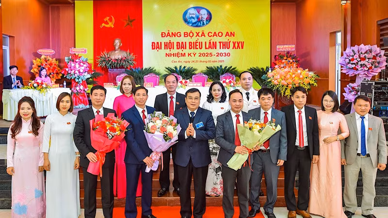 Ban Chấp hành Đảng bộ xã Cao An khóa 25, nhiệm kỳ 2025-2030