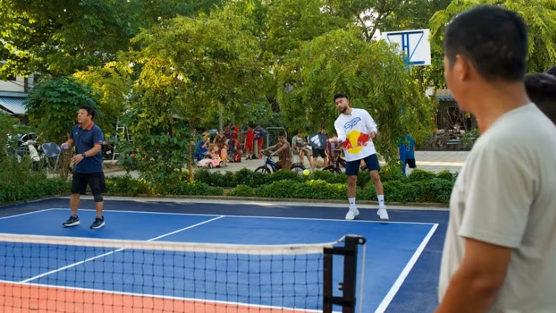 Hạng mục sân chơi pickleball.