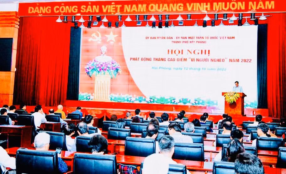 Lễ phát động Tháng cao điểm “Vì người nghèo” năm 2022 của thành phố Hải Phòng.
