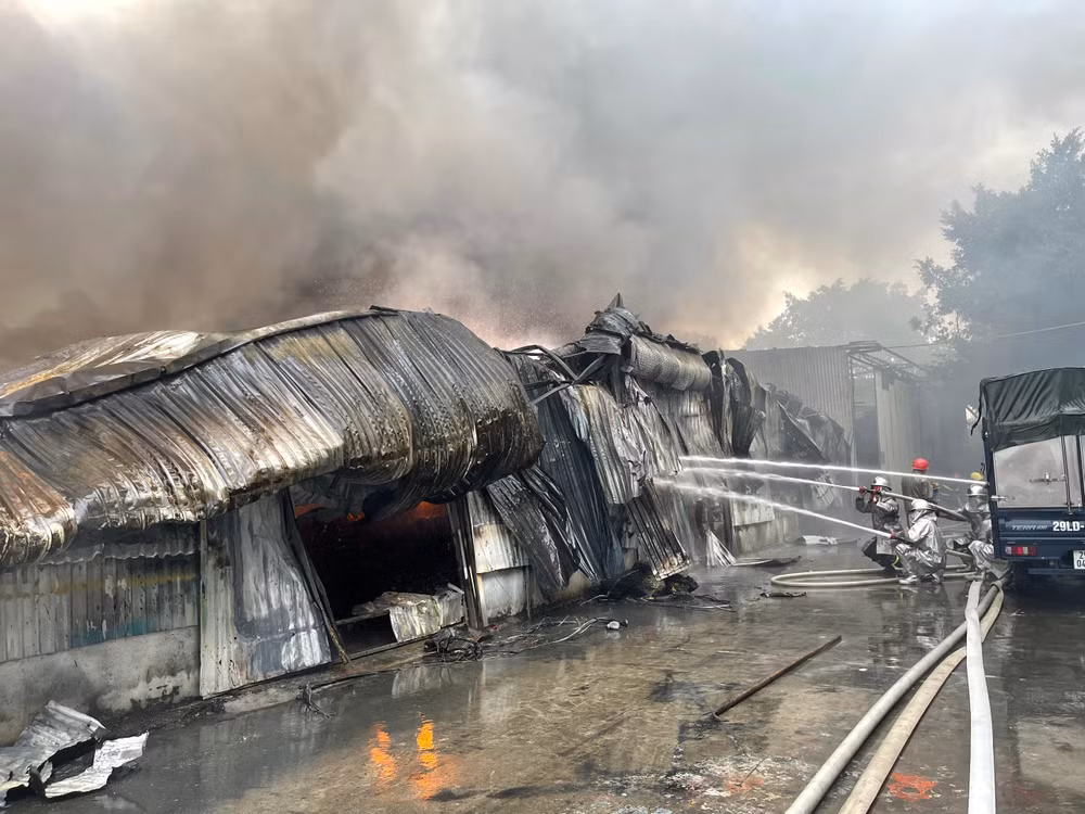 Vụ cháy tại Hà Đông sáng 20/10 đã khiến 1 người tử vong. (Ảnh: CTV Hà Thành)