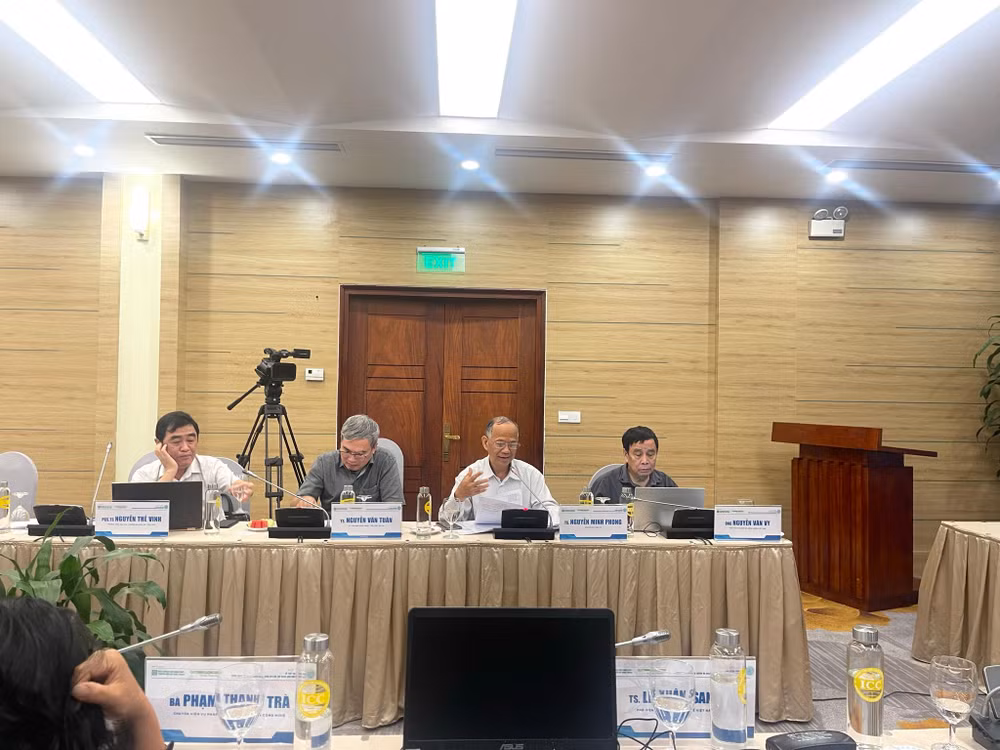 Các chuyên gia, đại biểu tham gia ý kiến tại hội thảo.