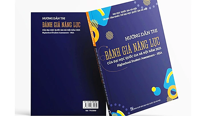 Giới thiệu sách "Hướng dẫn thi đánh giá năng lực của Đại học Quốc gia Hà Nội năm 2025"