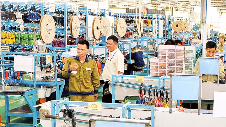 Chỉ số sản xuất công nghiệp năm 2024 tăng 8,4%. Ảnh: BẮC SƠN