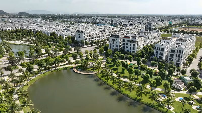 Một góc khu đô thị mới ở thành phố Thanh Hóa.