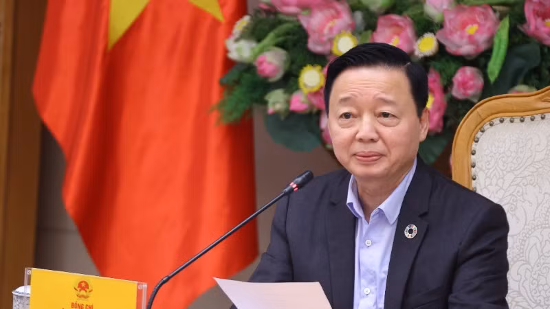 Phó Thủ tướng Trần Hồng Hà phát biểu chỉ đạo. (Ảnh: Văn Điệp/TTXVN)