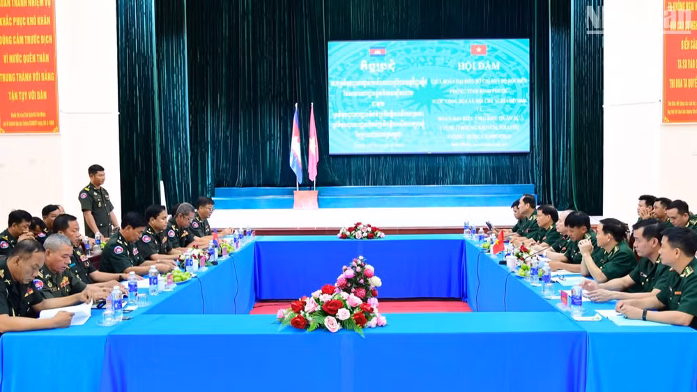 Toàn cảnh buổi hội đàm