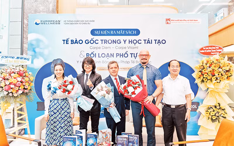 European Wellness ra mắt sách về tế bào gốc và tự kỷ tại Việt Nam.