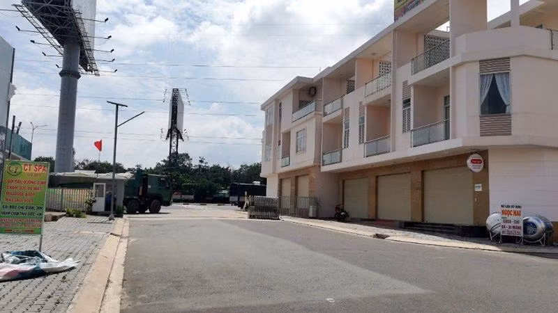 Một góc khu dân cư thương mại Phước Thái, thành phố Biên Hòa.