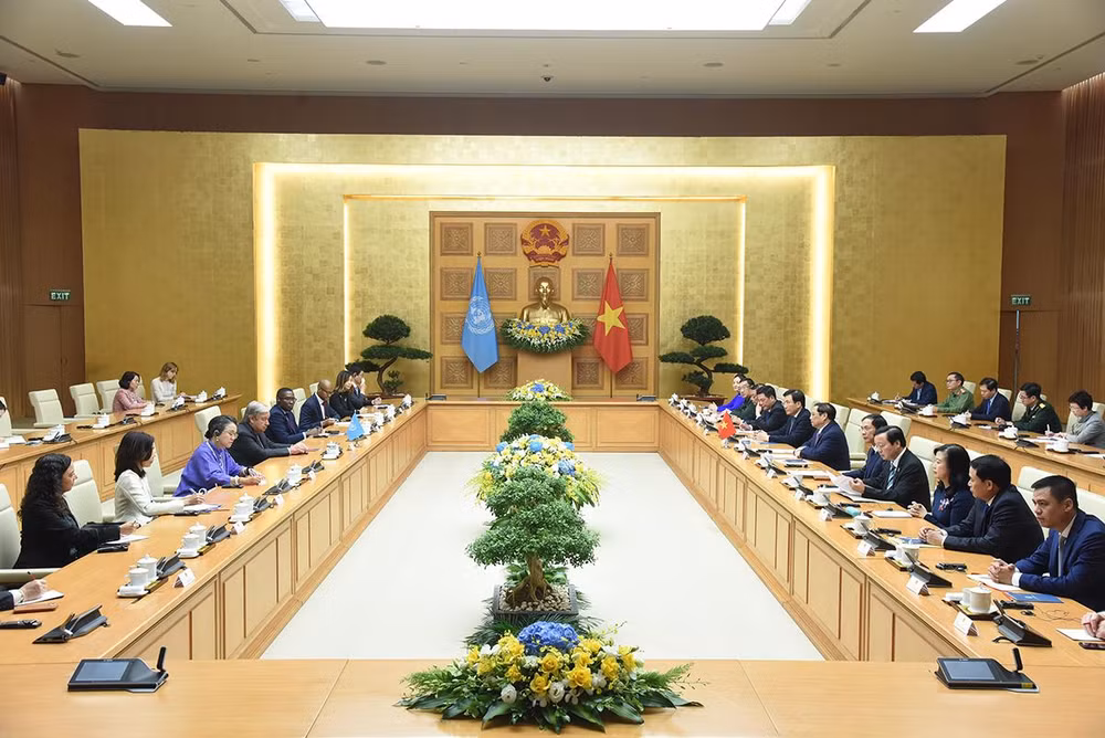 Quang cảnh buổi hội kiến.