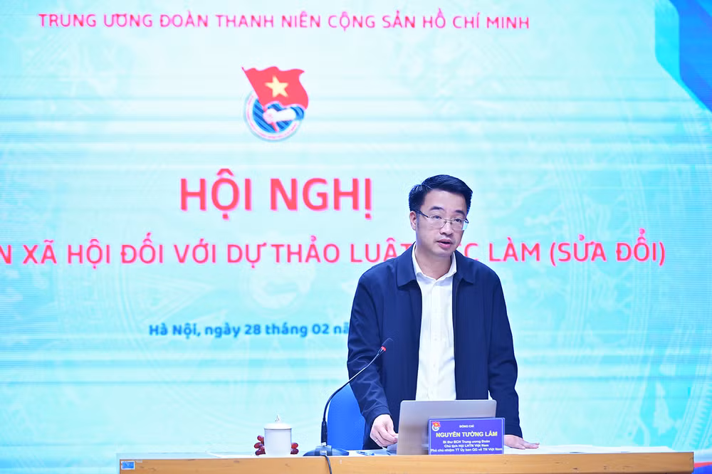Hội nghị diễn ra dưới sự điều hành của Bí thư Trung ương Đoàn, Chủ tịch Hội Liên hiệp Thanh niên Việt Nam Nguyễn Tường Lâm. Hội nghị diễn ra dưới sự điều hành của Bí thư Trung ương Đoàn, Chủ tịch Hội Liên hiệp Thanh niên Việt Nam Nguyễn Tường Lâm.