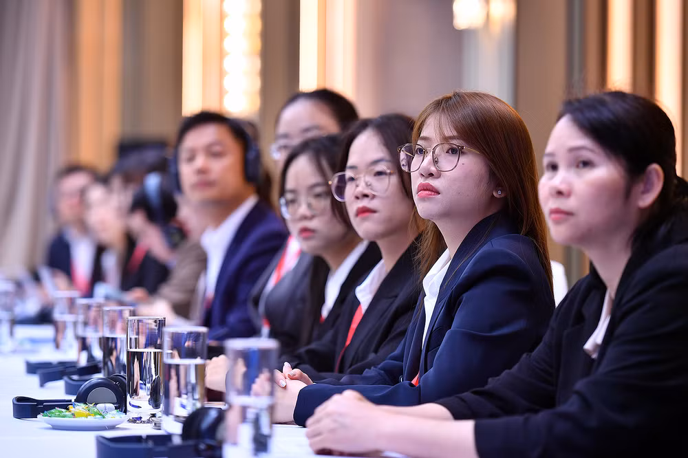 Các đại biểu thanh niên Trung Quốc tại Tọa đàm.