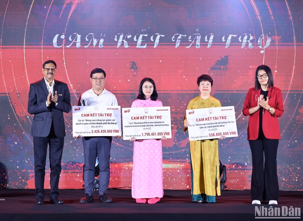 ActionAid Việt Nam đã trao cam kết tài trợ cho ba dự án mới.