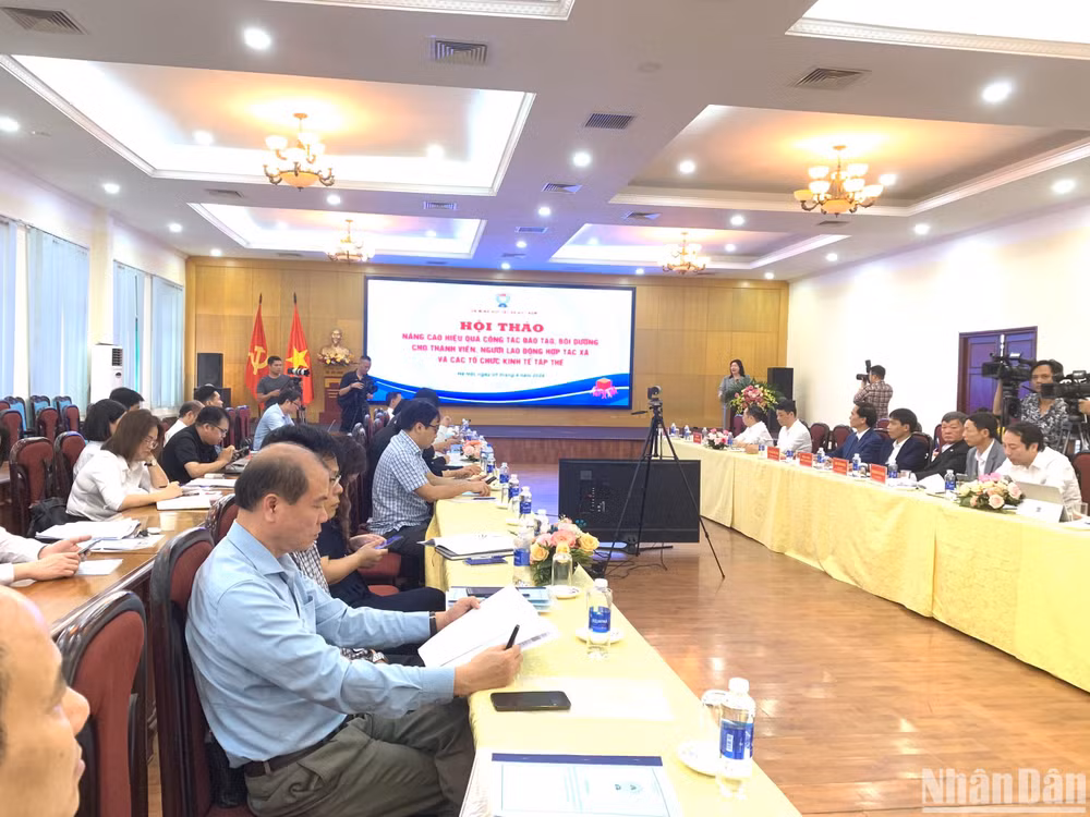 Hội thảo “Nâng cao hiệu quả công tác đào tạo, bồi dưỡng cho thành viên, người lao động HTX và các tổ chức kinh tế tập thể.