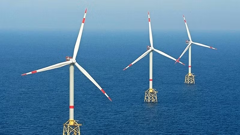 Điện gió. Ảnh: HOÀNG ANH