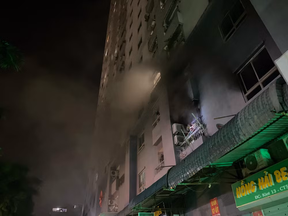 Hiện trường vụ cháy đêm 30/8.