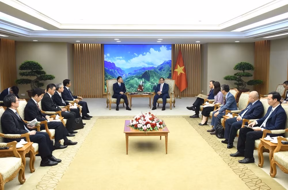 Quang cảnh buổi tiếp.