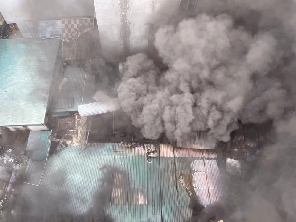 Không có thương vong trong vụ hỏa hoạn. (Ảnh: Bùi Anh Hùng)
