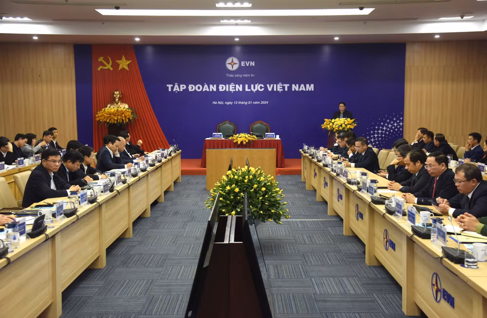 Thủ tướng Phạm Minh Chính phát biểu tại hội nghị. (Ảnh: Trần Hải)