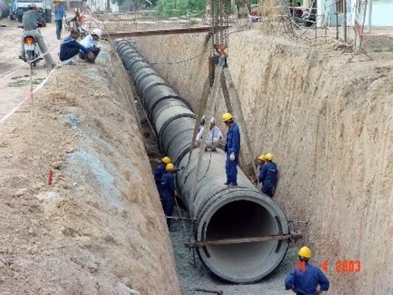 Thi công Nhà máy nước Tân Hiệp có công suất 300.000 m3/ngày do người Việt Nam xây dựng, đưa vào khai thác hòa vào mạng lưới cấp nước của thành phố tháng 7/2004. Thi công Nhà máy nước Tân Hiệp có công suất 300.000 m3/ngày do người Việt Nam xây dựng, đưa vào khai thác hòa vào mạng lưới cấp nước của thành phố tháng 7/2004.