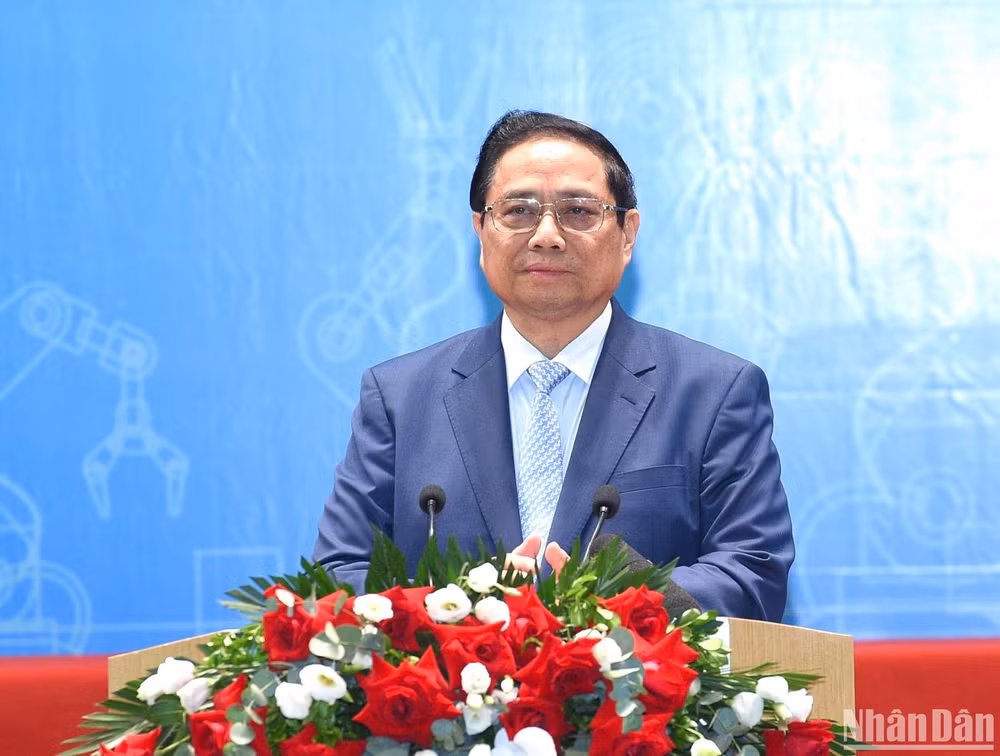 Thủ tướng Phạm Minh Chính phát biểu ý kiến tại Diễn đàn.