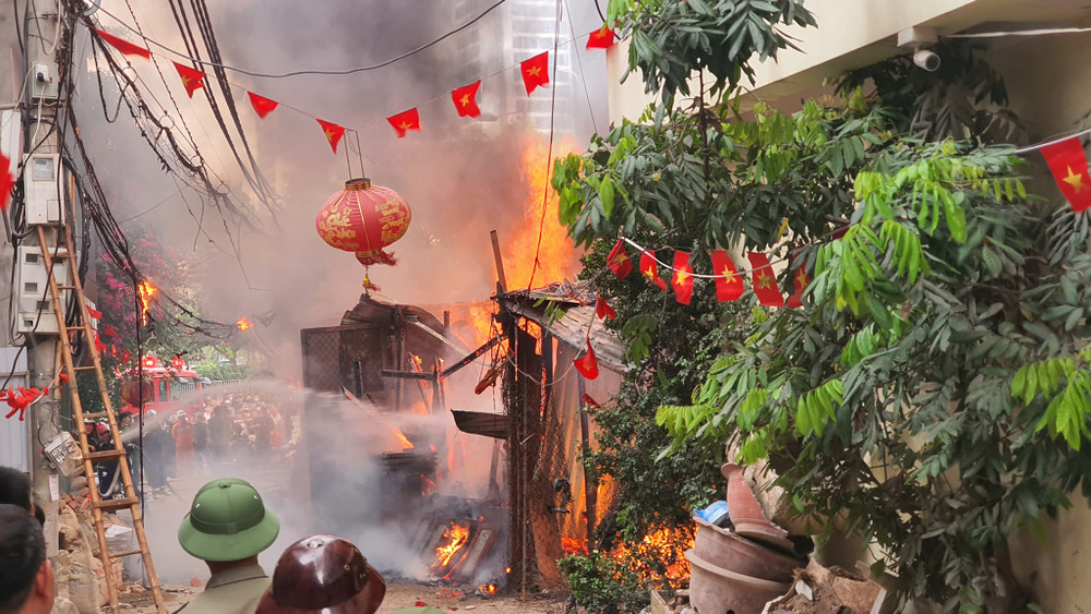 Hiện trường vụ việc. (Ảnh: CTV Nguyễn Nam)