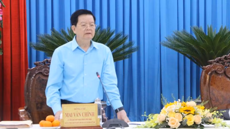 Phó Thủ tướng Mai Văn Chính phát biểu chỉ đạo tại hội nghị.