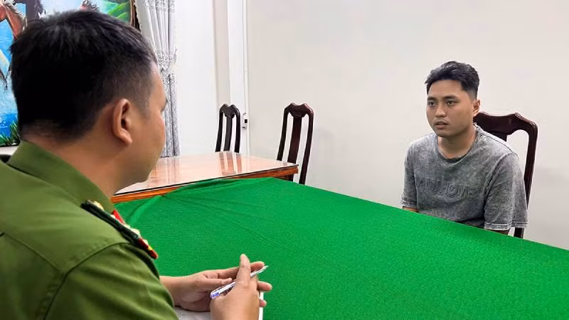 Đối tượng Trần Anh Tuấn khai nhận hành vi chém ông U.