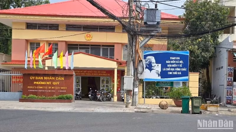 Một góc phường Mỹ Quý.