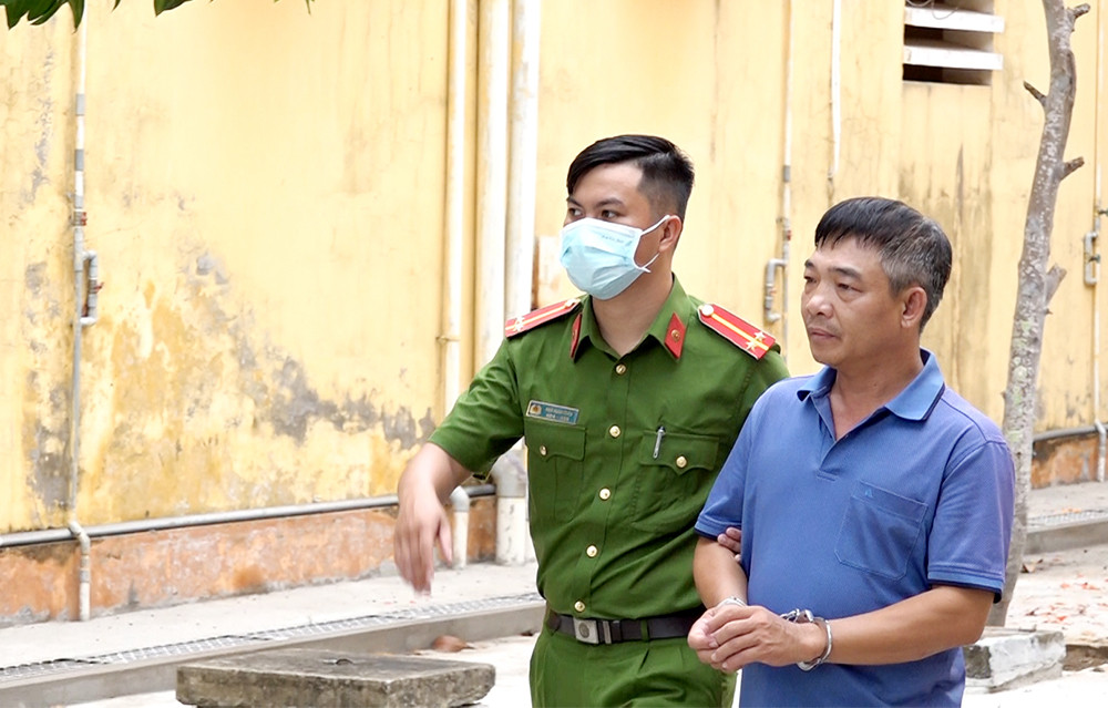 Bị can Lê Văn Trường.