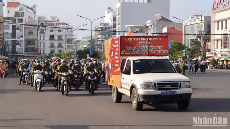 An Giang kêu gọi người dân phòng, chống ma túy.