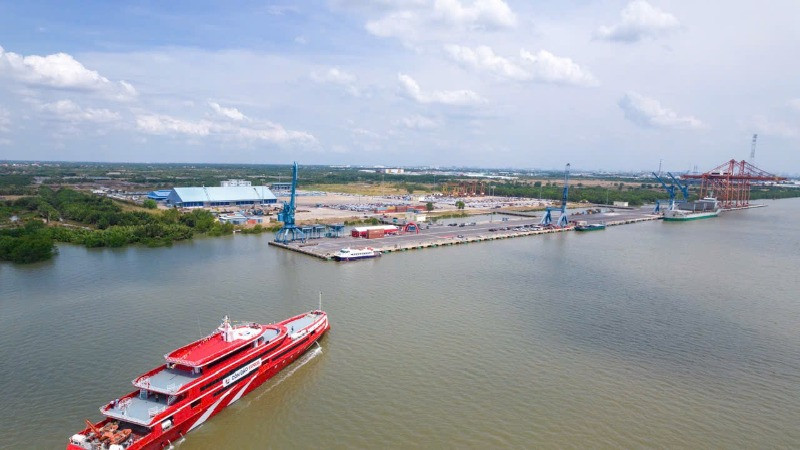 Chuyến tàu cao tốc Thành phố Hồ Chí Minh-Côn Đảo có sức chở hơn 1.000 hành khách dự kiến hoạt động trở lại vào giữa tháng 4 này. (Ảnh: QUÝ HIỀN)