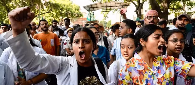 Cuộc đình công kéo dài 24 giờ trên toàn quốc. (Ảnh: AP)