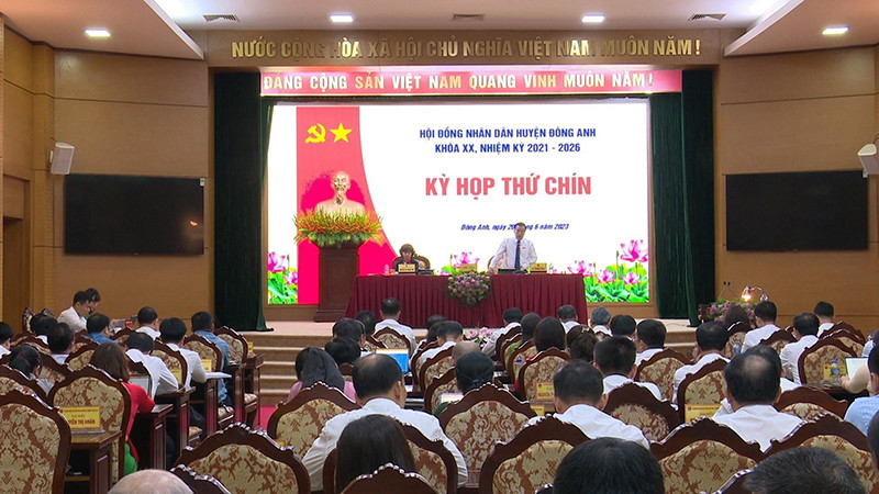 Kỳ họp thứ 9, Hội đồng nhân dân huyện Đông Anh.