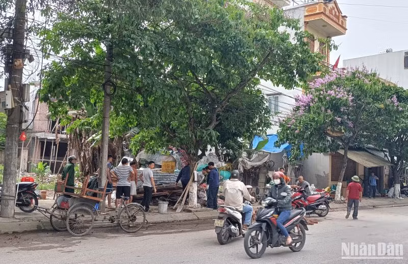 Hiện trường vụ việc.